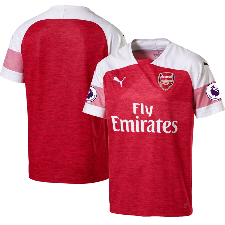 Arsenal 2018/19 Home Replica Patch Jersey - Red