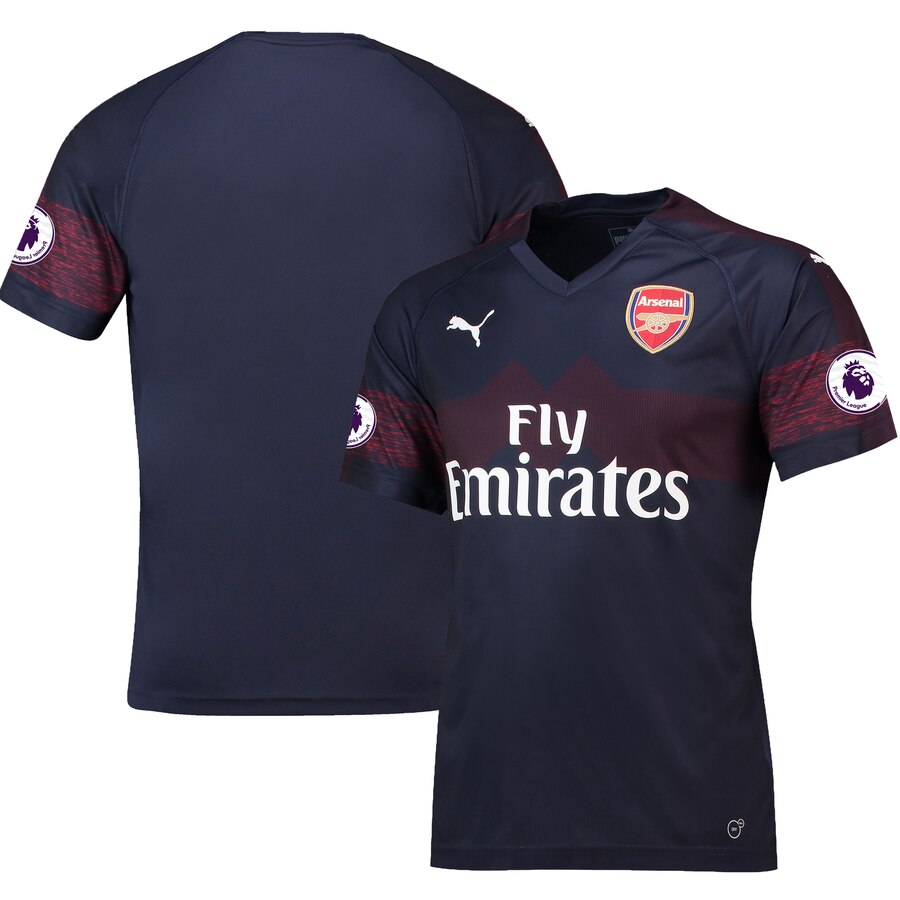 Arsenal 2018/19 Away Replica Patch Jersey - Navy