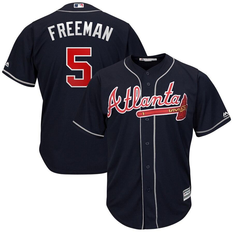 Freddie Freeman 5 Atlanta Braves Official Cool Base Player Jersey