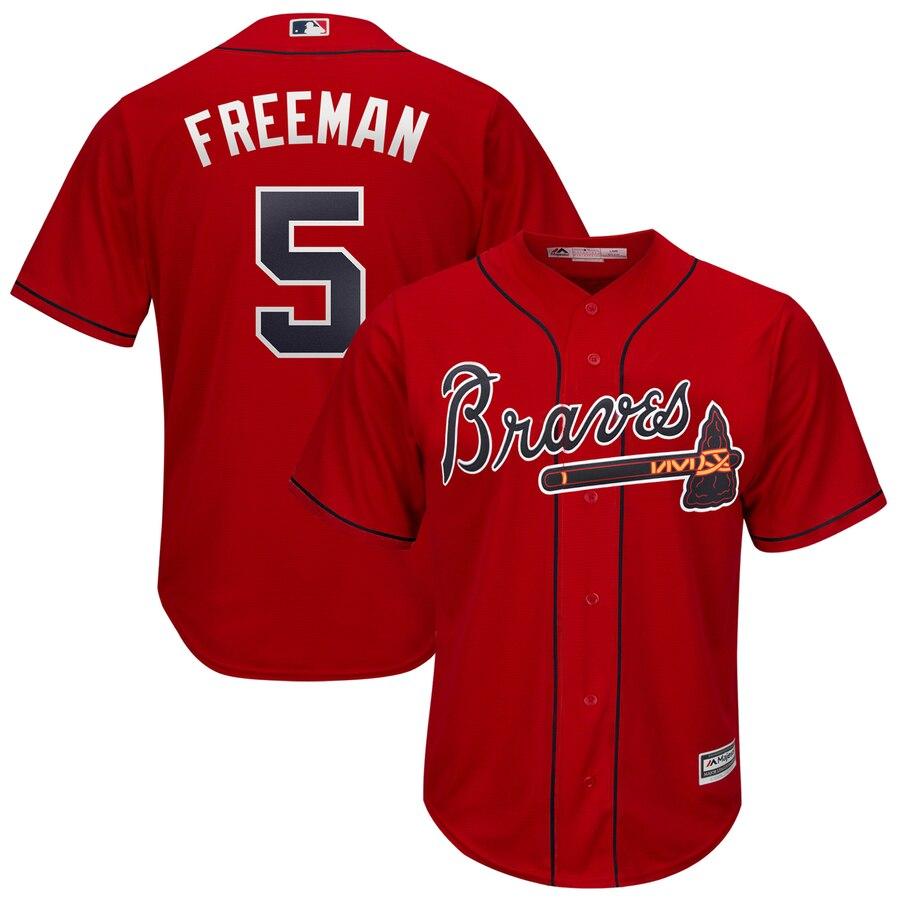 Freddie Freeman 5 Atlanta Braves Official Cool Base Player Jersey