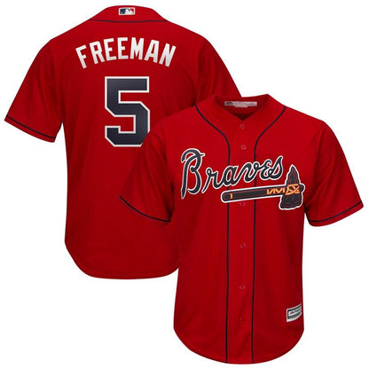 Freddie Freeman 5 Atlanta Braves Official Cool Base Player Jersey