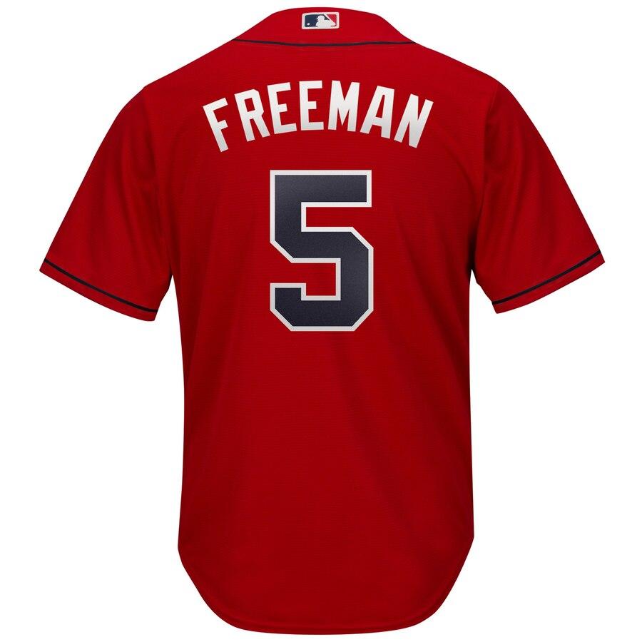 Freddie Freeman 5 Atlanta Braves Official Cool Base Player Jersey