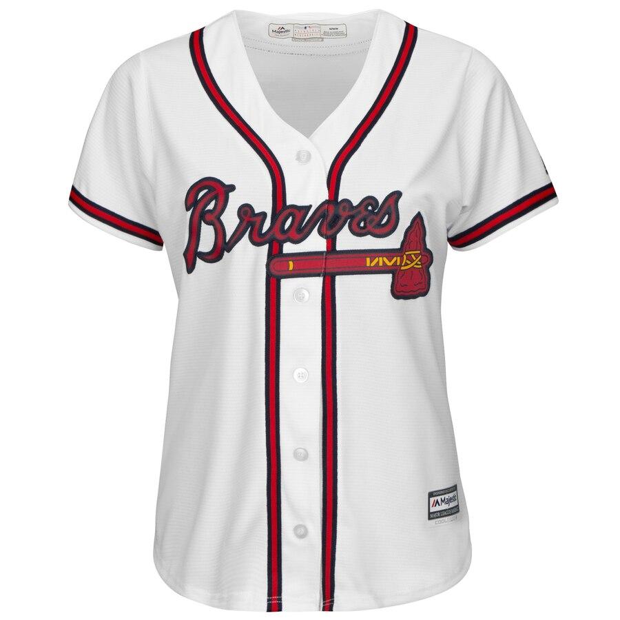 Freddie Freeman 5 Atlanta Braves Women's Alternate Cool Base Player Jersey – Cream