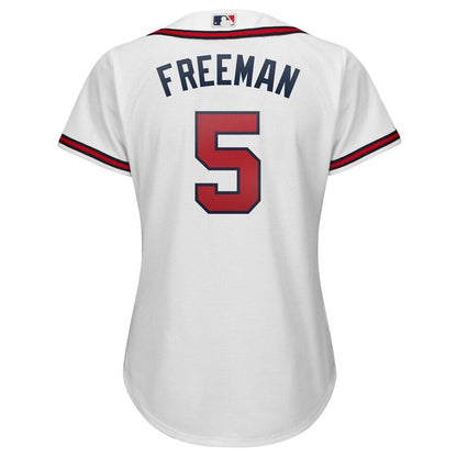 Freddie Freeman 5 Atlanta Braves Women's Alternate Cool Base Player Jersey – Cream