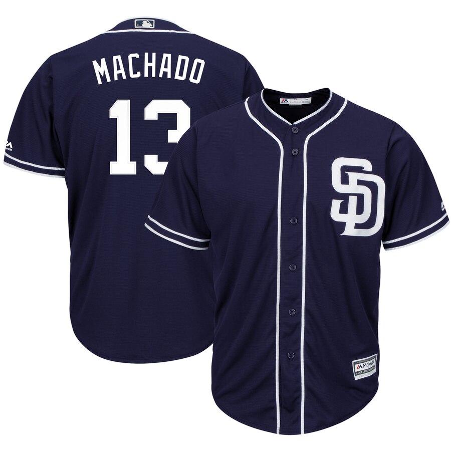Manny Machado 13 San Diego Padres Official Cool Base Player Jersey