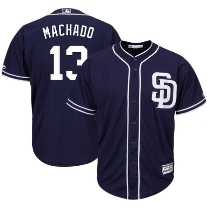 Manny Machado 13 San Diego Padres Official Cool Base Player Jersey