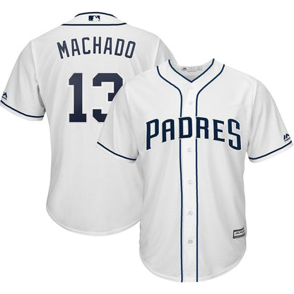 Manny Machado 13 San Diego Padres Official Cool Base Player Jersey