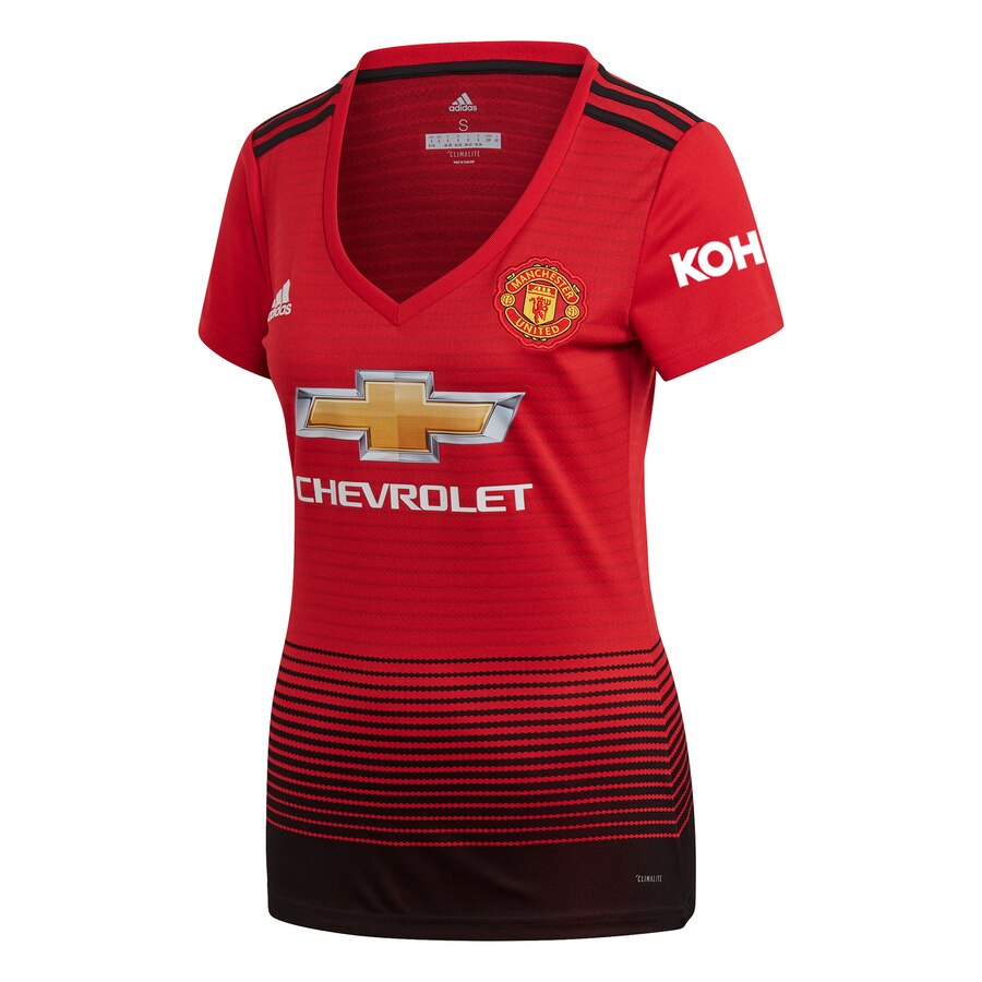 Romelu Lukaku Manchester United Women's 18/19 Home Replica Jersey – Red