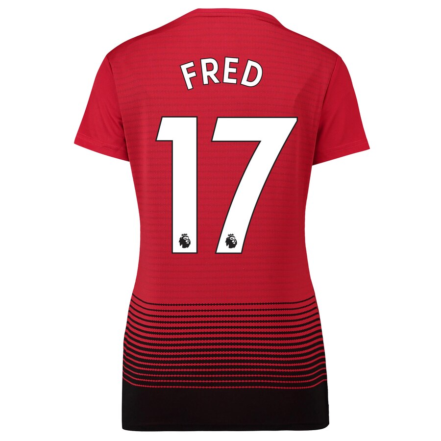 Fred Manchester United Women's 18/19 Home Replica Jersey – Red
