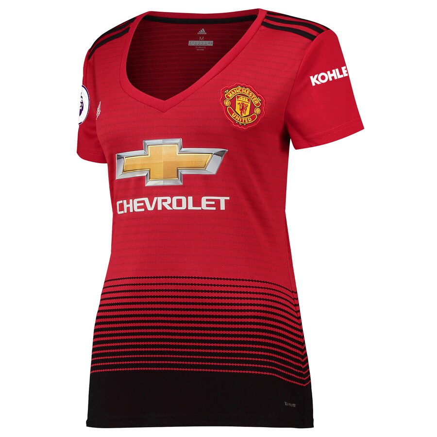 Juan Mata Manchester United Women's 18/19 Home Replica Jersey – Red
