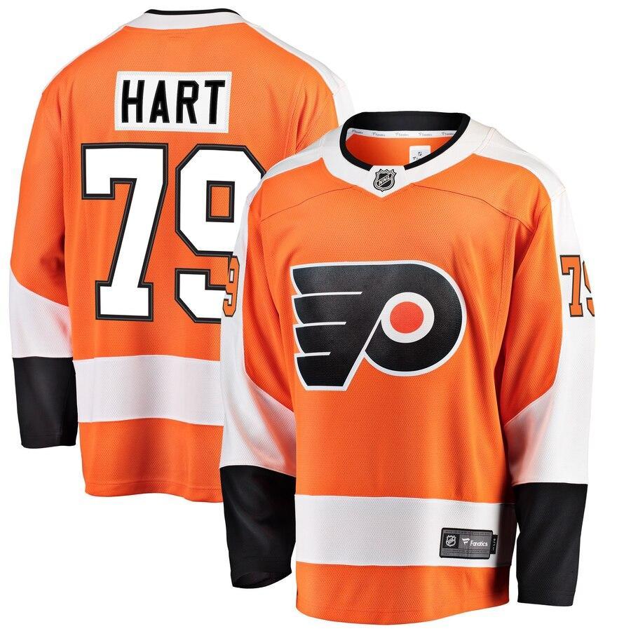 Carter Hart Philadelphia Flyers Branded Alternate Premier Breakaway Player Jersey