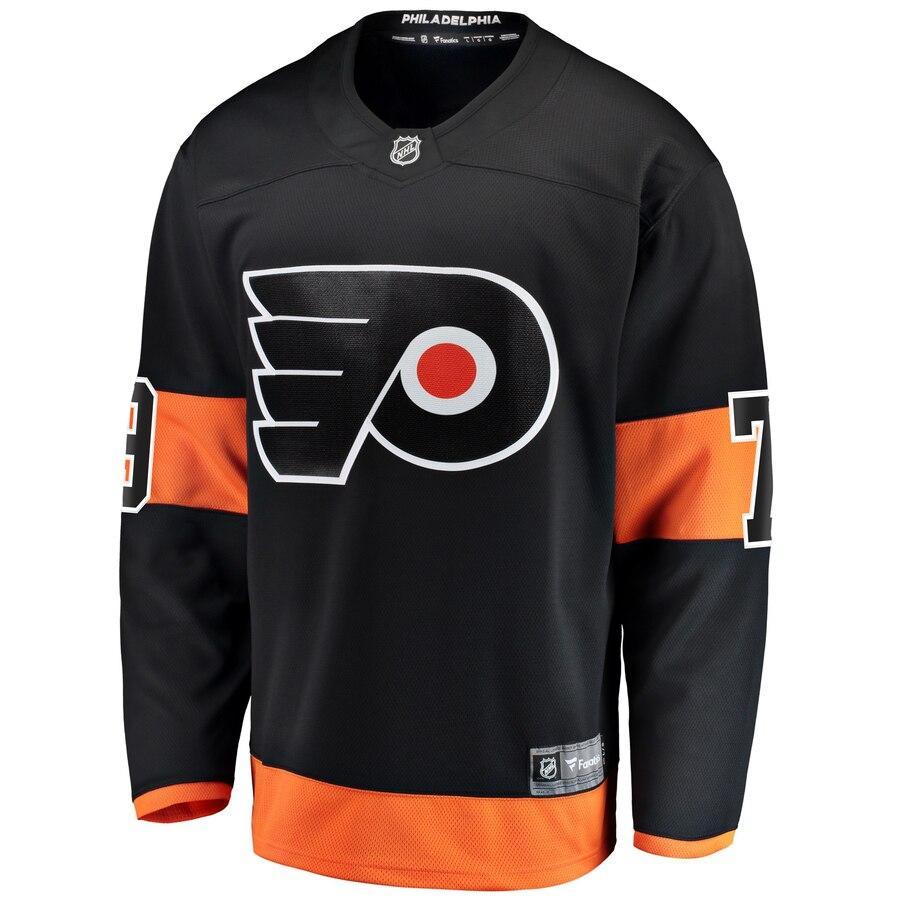 Carter Hart Philadelphia Flyers Branded Alternate Premier Breakaway Player Jersey