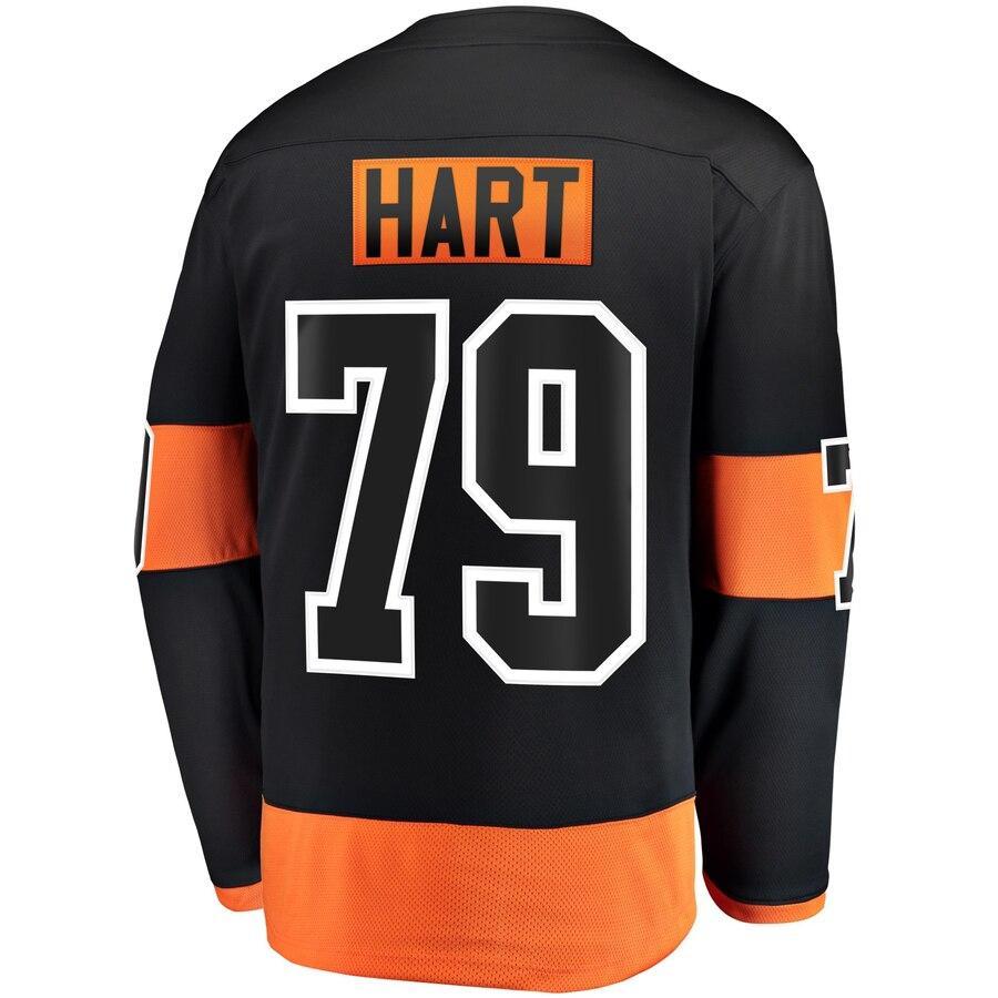 Carter Hart Philadelphia Flyers Branded Alternate Premier Breakaway Player Jersey