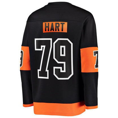 Carter Hart Philadelphia Flyers Branded Youth Alternate Replica Player Jersey – Black