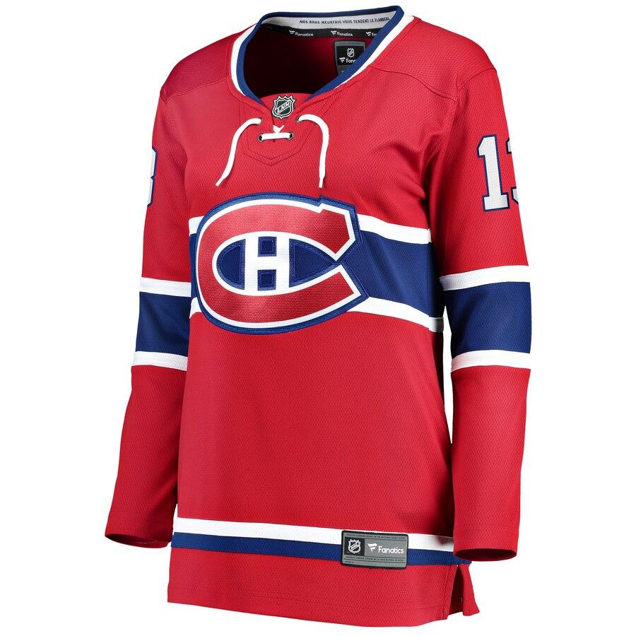 Max Domi 13 Montreal Canadiens Women's Red Home Breakaway Player Jersey