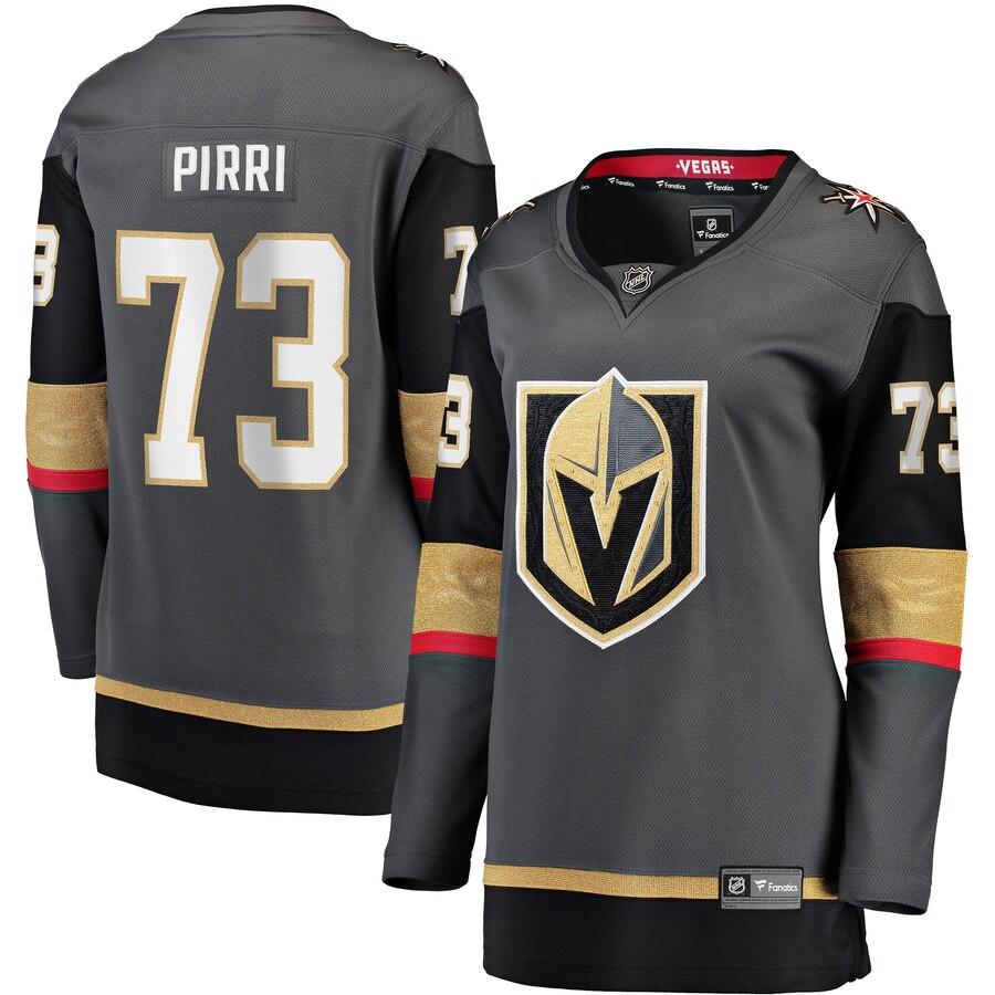 Brandon Pirri 77 Vegas Golden Knights Women's Black Home Breakaway Player Jersey