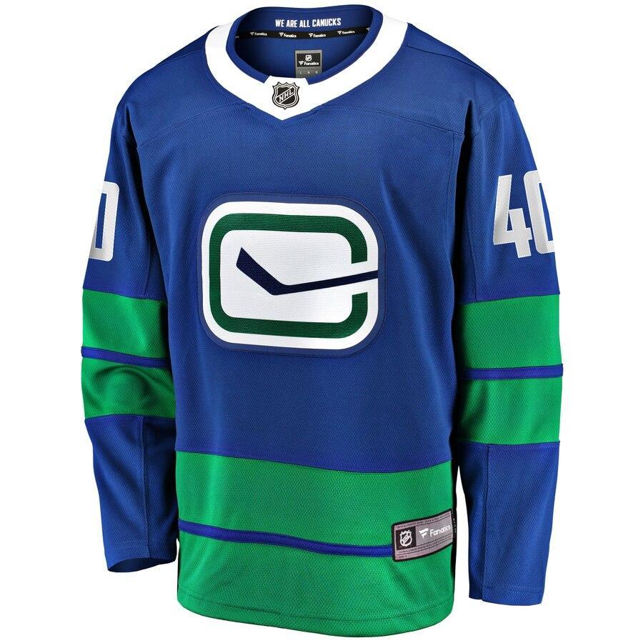Elias Pettersson Vancouver Canucks Branded 2019/20 Alternate Premier Breakaway Player Jersey - Royal