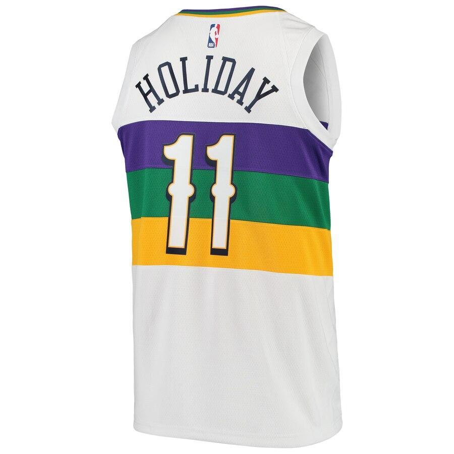 Jrue Holiday New Orleans Pelicans City Edition Swingman Jersey – White
