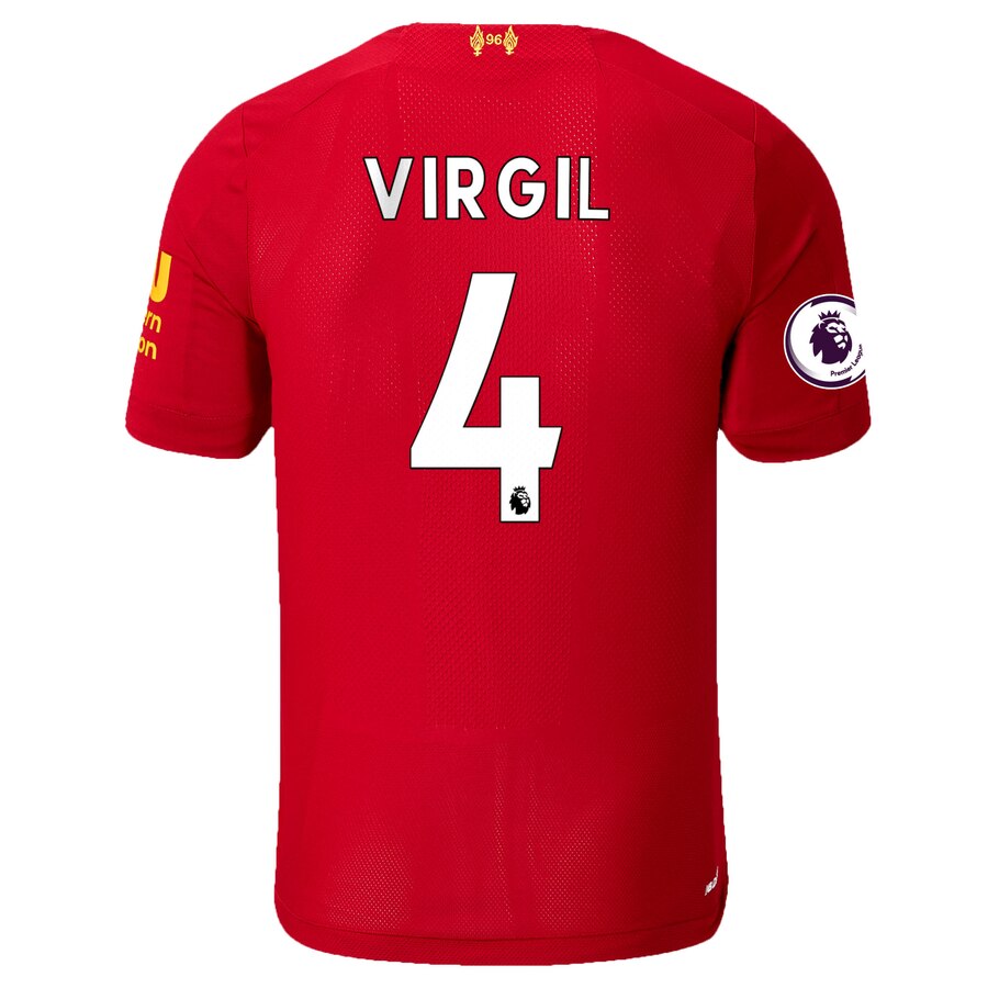 Van Dijk Liverpool 2019/20 Home Replica Player Jersey – Red