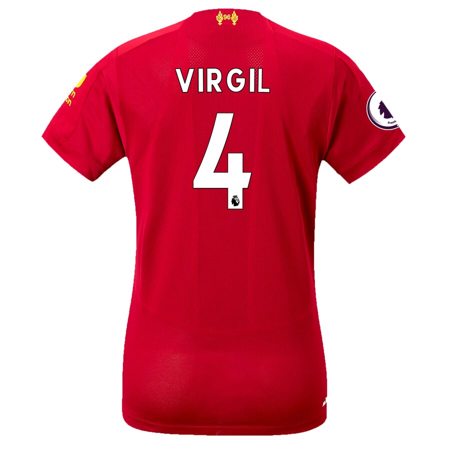 Van Dijk Liverpool Women's 2019/20 Home Replica Player Stadium Jersey – Red