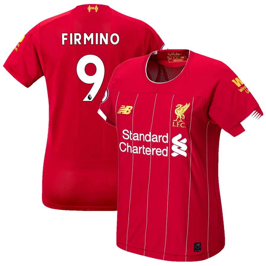 Roberto Firmino Liverpool Women's 2019/20 Home Replica Player Stadium Jersey – Red