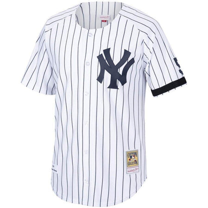 Men's New York Yankees Mariano Rivera Mitchell & Ness White/Navy Home 1999 Cooperstown Collection Jersey