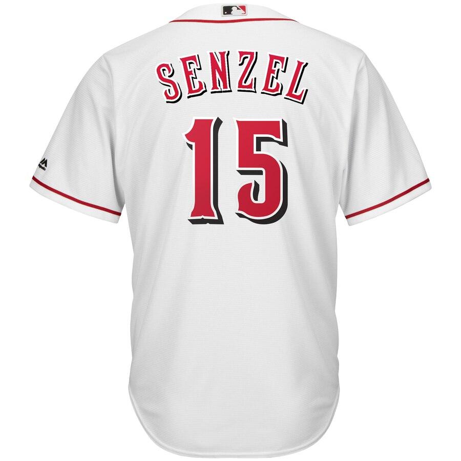 Nick Senzel Cincinnati Reds White Official Cool Base Player Jersey