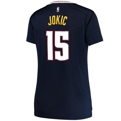 Nikola Jokic Denver Nuggets Women's Fast Break Replica Jersey - Statement Edition