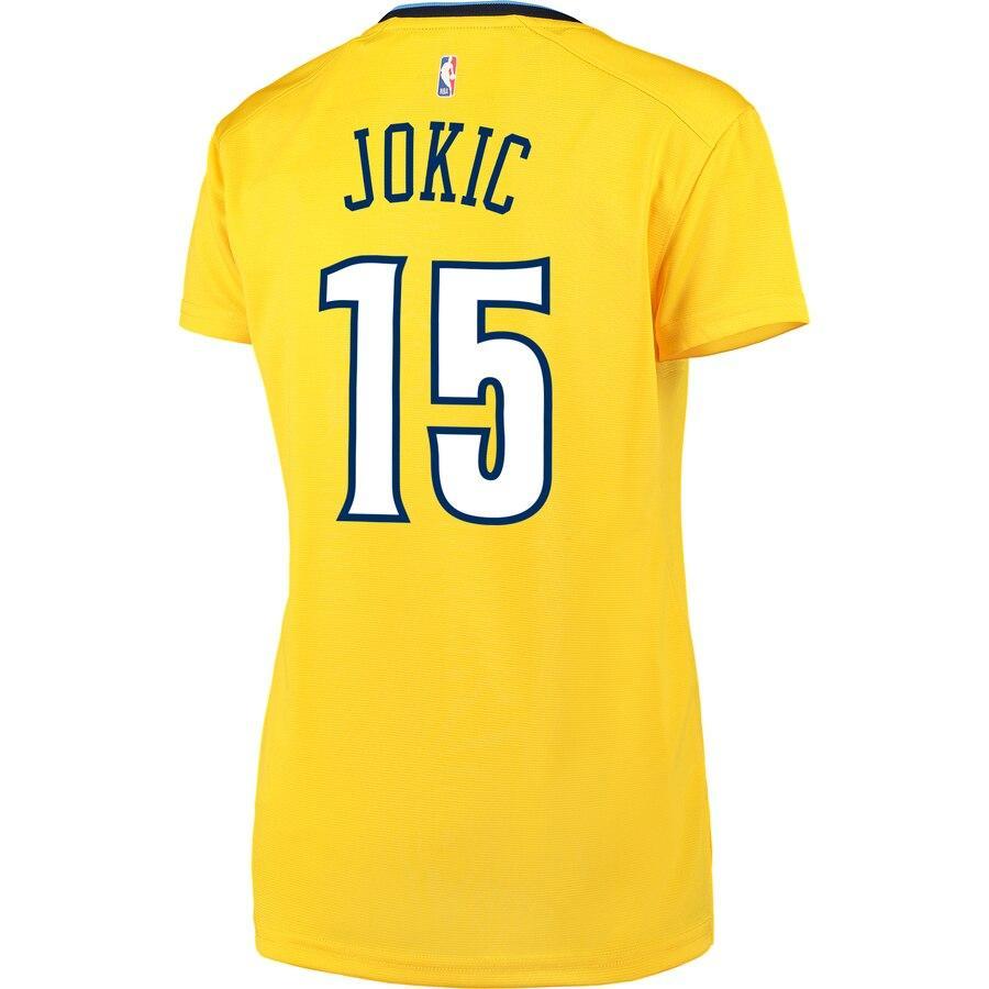Nikola Jokic Denver Nuggets Women's Fast Break Replica Jersey - Statement Edition