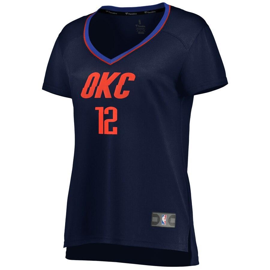 Steven Adams Oklahoma City Thunder Women's Fast Break Replica Jersey - Statement Edition – Navy