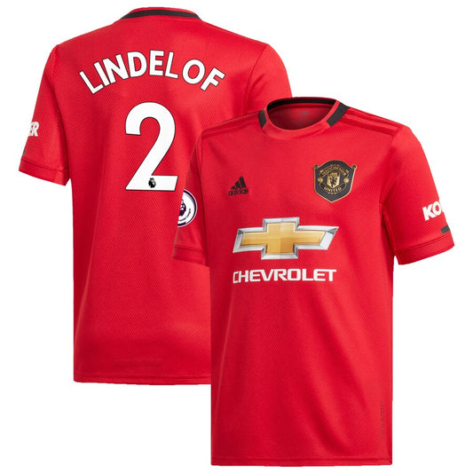 Victor Lindelöf Manchester United Youth 2019/20 Home Replica Player Jersey – Red
