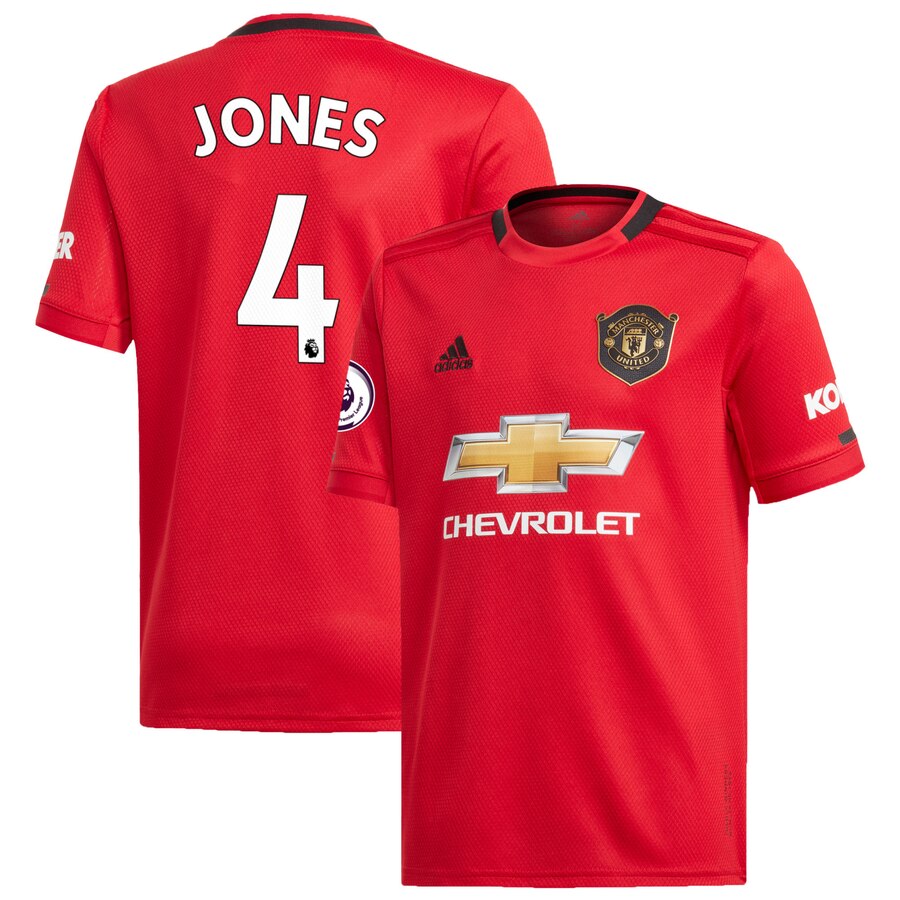 Phil Jones Manchester United Youth 2019/20 Home Replica Player Jersey – Red