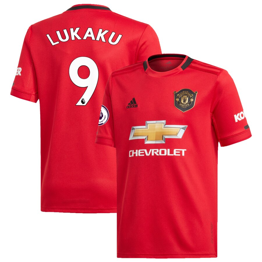 Romelu Lukaku Manchester United Youth 2019/20 Home Replica Player Jersey – Red