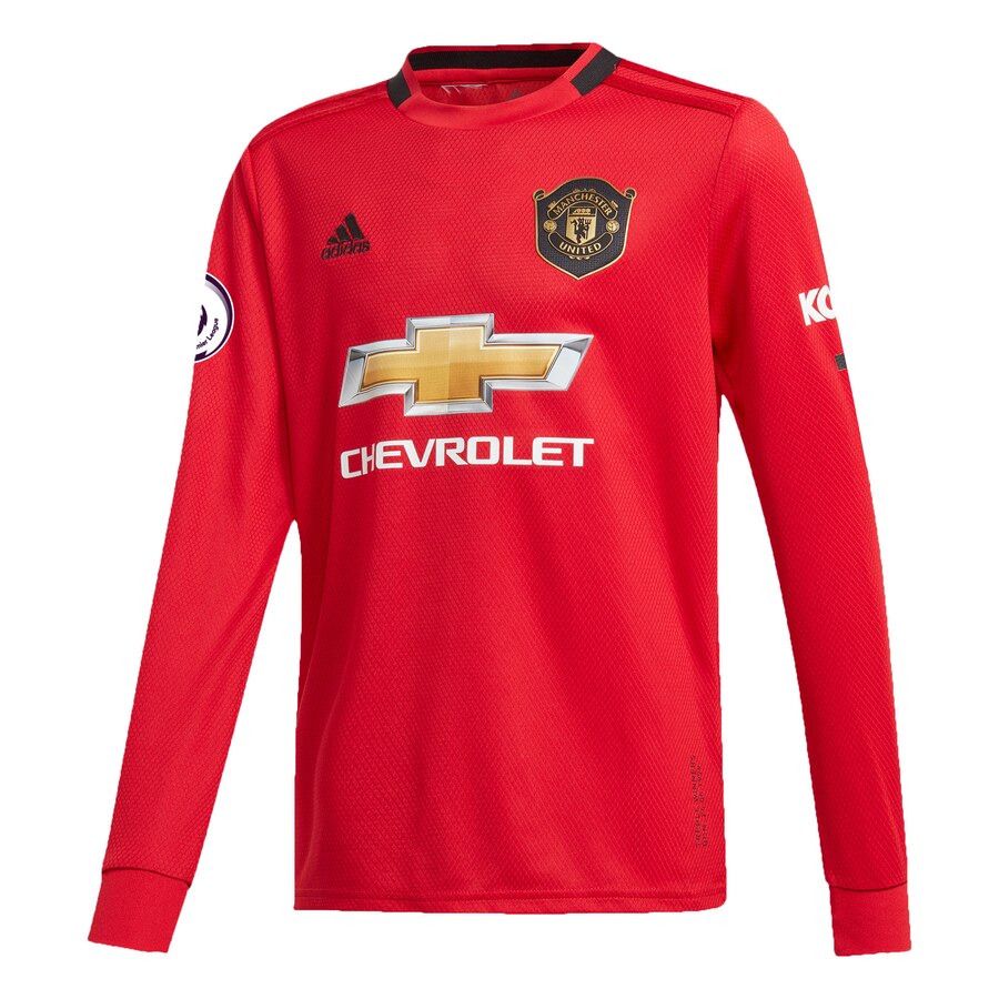 Marcus Rashford Manchester United Youth 2019/20 Home Replica Long Sleeve Player Jersey – Red
