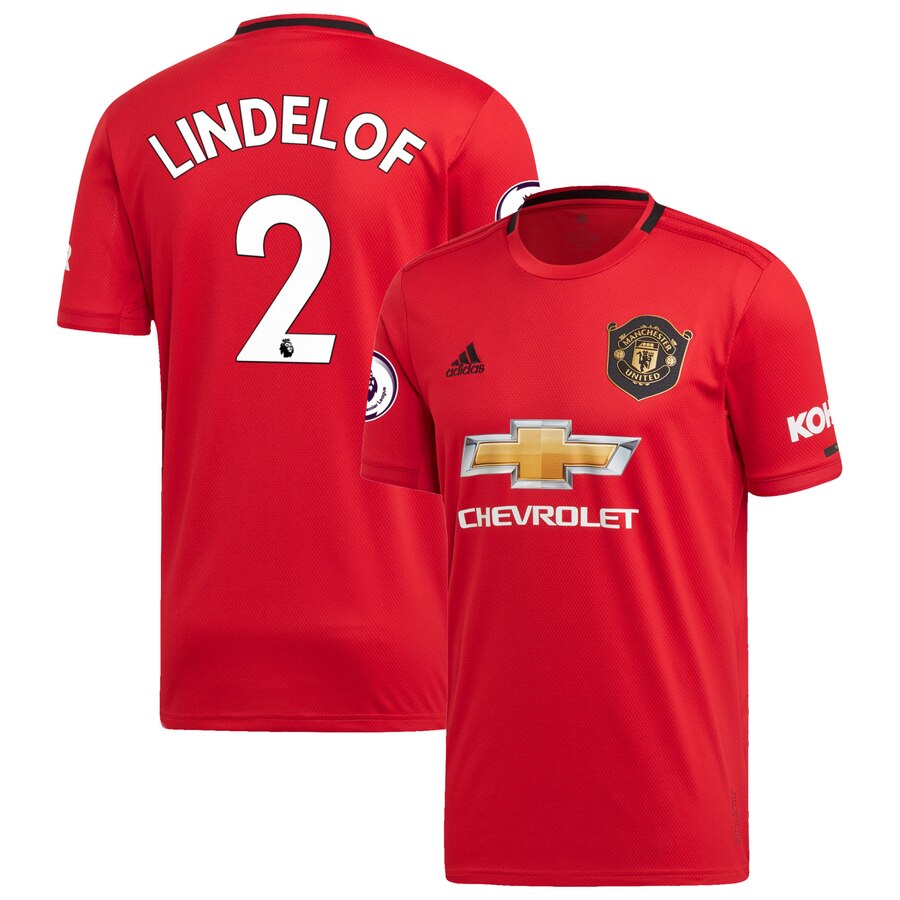 Victor Lindelöf Manchester United 2019/20 Home Replica Player Jersey – Red