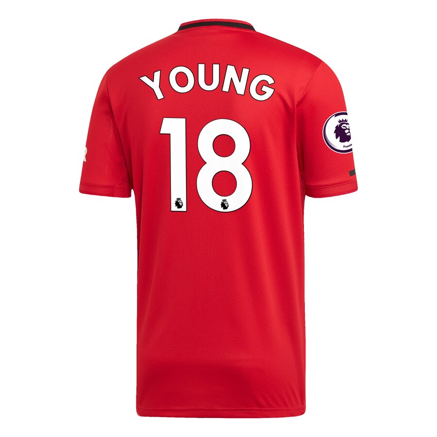 Ashley Young Manchester United 2019/20 Home Replica Player Jersey – Red