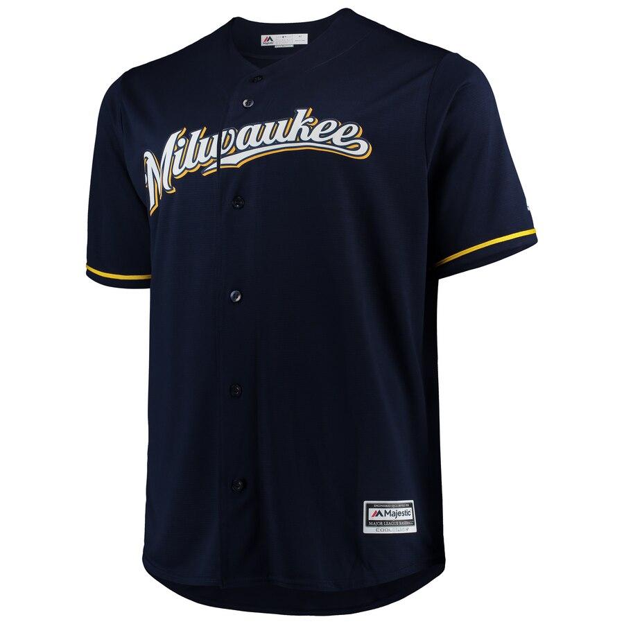 Christian Yelich Milwaukee Brewers Big & Tall Home Cool Base Player Jersey
