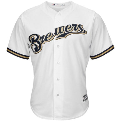 Christian Yelich Milwaukee Brewers Big & Tall Home Cool Base Player Jersey