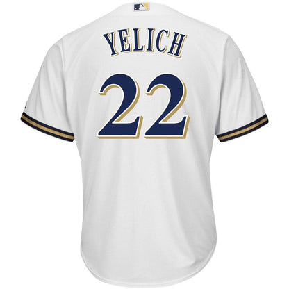 Christian Yelich Milwaukee Brewers Big & Tall Home Cool Base Player Jersey