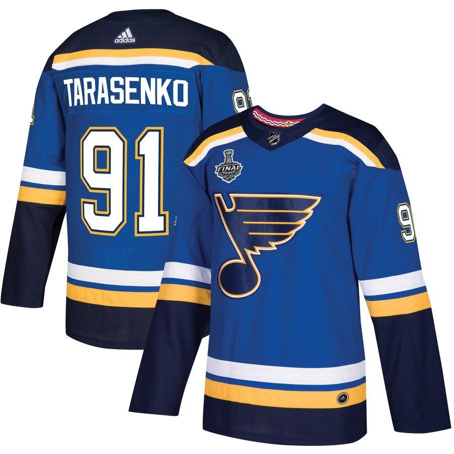 Vladimir Tarasenko St. Blues 2019 Stanley Cup Final Bound Player Jersey - Blue