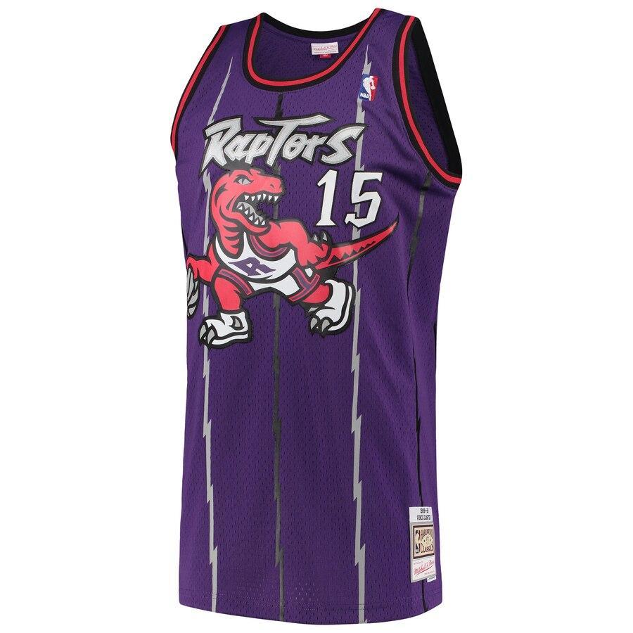 Vince Carter Toronto Raptors Hardwood Classics Swingman Jersey – Purple