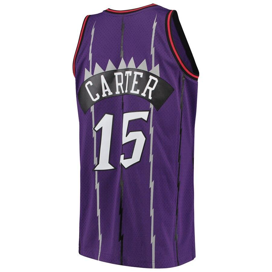 Vince Carter Toronto Raptors Hardwood Classics Swingman Jersey – Purple