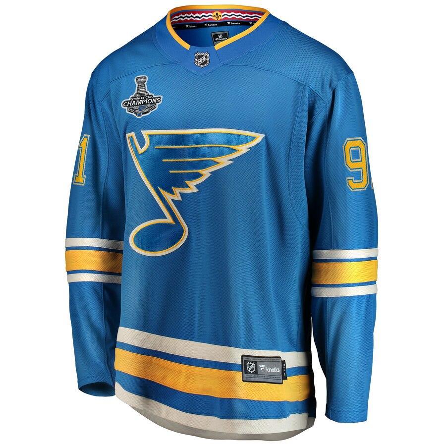 Vladimir Tarasenko St. Blues Branded 2019 Stanley Cup Champions Alternate Breakaway Player Jersey - Blue