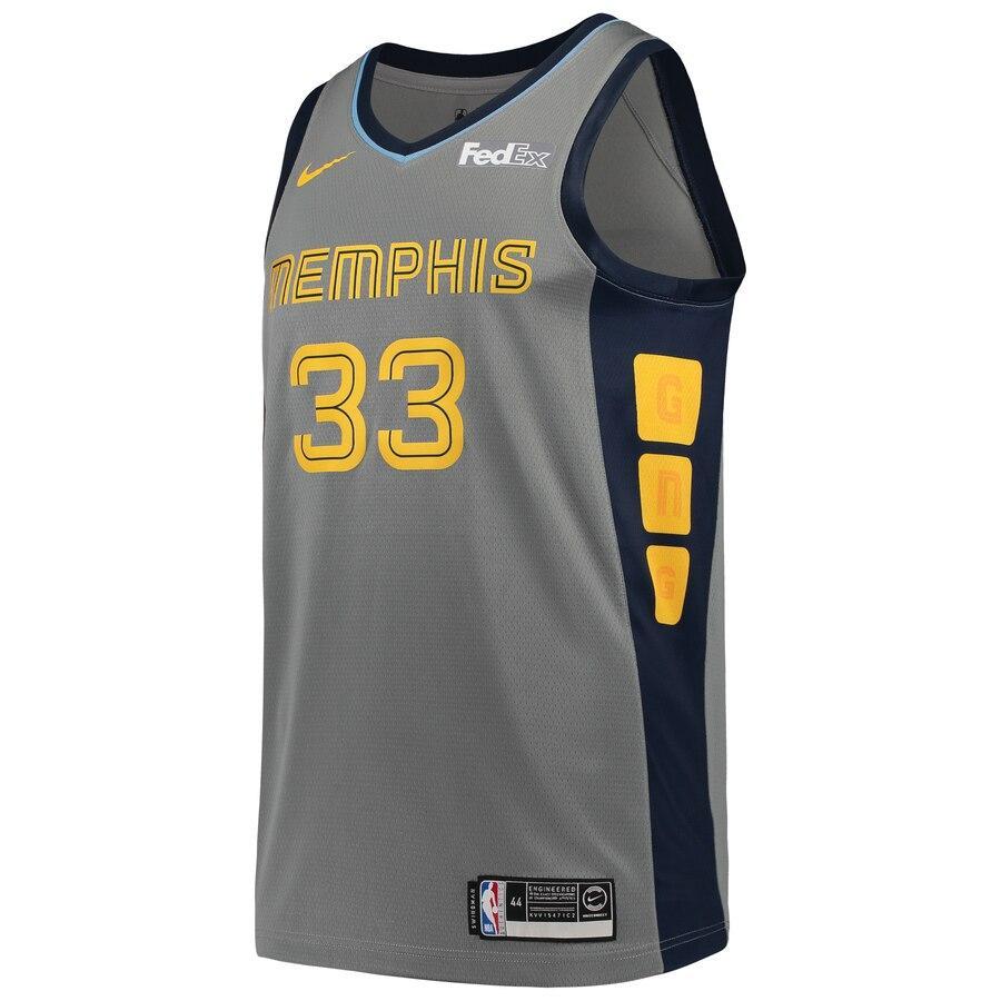 Marc Gasol Memphis Grizzlies 2018/19 City Edition Swingman Jersey – Gray