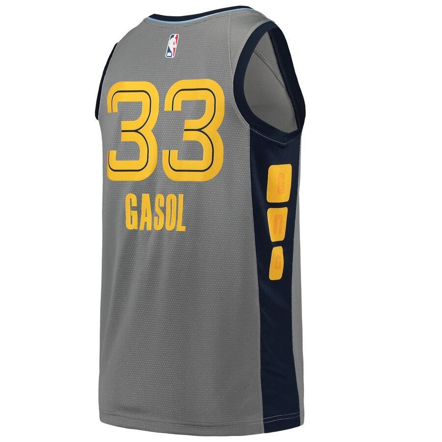 Marc Gasol Memphis Grizzlies 2018/19 City Edition Swingman Jersey – Gray