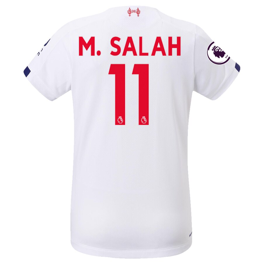Mohamed Salah Liverpool Women's 2019/20 Away Replica Stadium Player Jersey – White