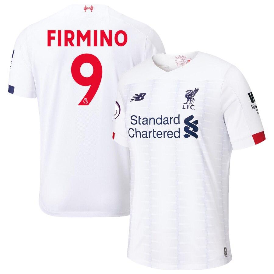 Roberto Firmino Liverpool Youth 2019/20 Away Replica Stadium Player Jersey – White