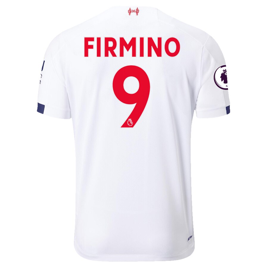 Roberto Firmino Liverpool Youth 2019/20 Away Replica Stadium Player Jersey – White