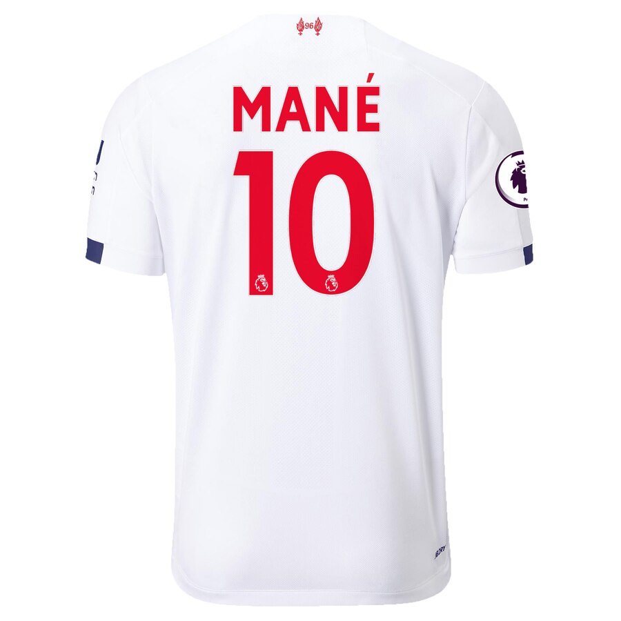 Sadio Mané Liverpool Youth 2019/20 Away Replica Stadium Player Jersey – White