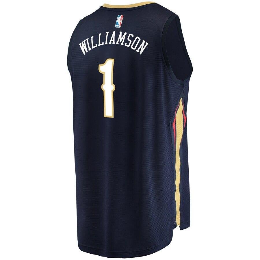 Zion Williamson New Orleans Pelicans 2019 NBA Draft First Round Pick Fast Break Replica Jersey- Association Edition